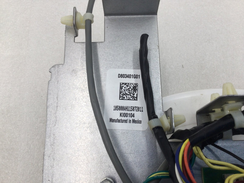 Trane D803401G01 Control Board w/ Back Panel K100104 - Rusted Panel and Board