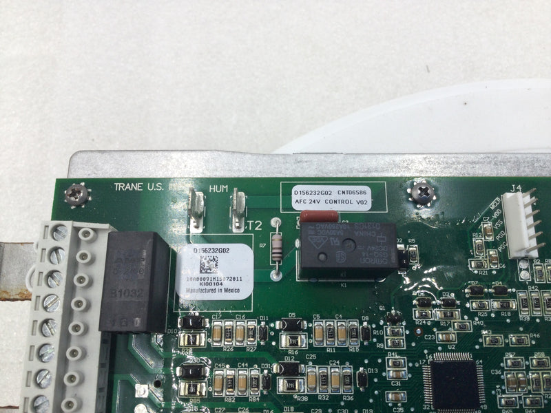 Trane D803401G01 Control Board w/ Back Panel K100104 - Rusted Panel and Board