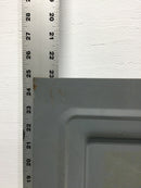 Square D QON20-40MW200 Dead Front Only 200 Amp 20 Space 24 7/8" x 12"