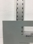 General Electric TSMR820CSFLFMG 200 Amp 8 Space Dead Front Only w/Main 19" x 14"