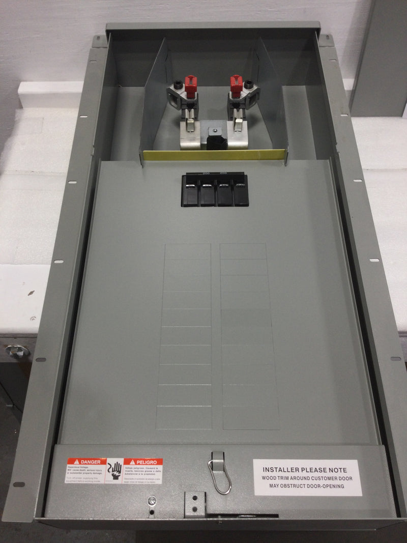 Siemens MC2040B1200F 200 Amp 20-Space Overhead Flush Meter Combo Load Center