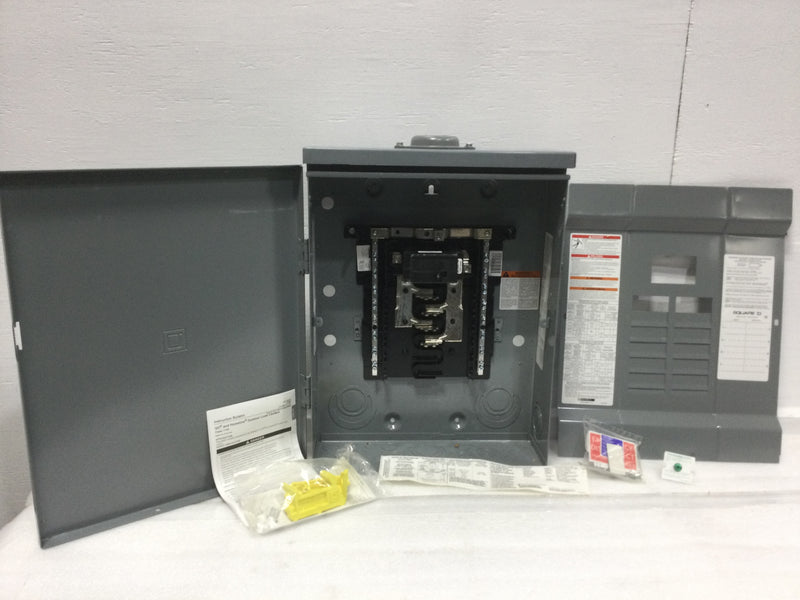 Square D/Homeline HOM816M100PRB 100A Main Breaker 8 Space 16 Circuit 120/240VAC Type HOM Nema3R