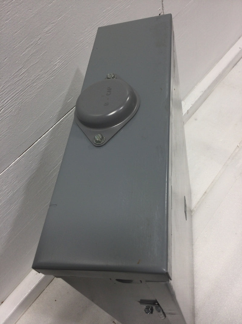 Square D/Homeline HOM816M100PRB 100A Main Breaker 8 Space 16 Circuit 120/240VAC Type HOM Nema3R