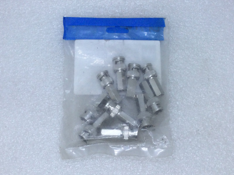 WBOX Technologies 0E-BNCT5675T BNC Plug Twist On RG59 PVC RG6 Plenum 75Ohm