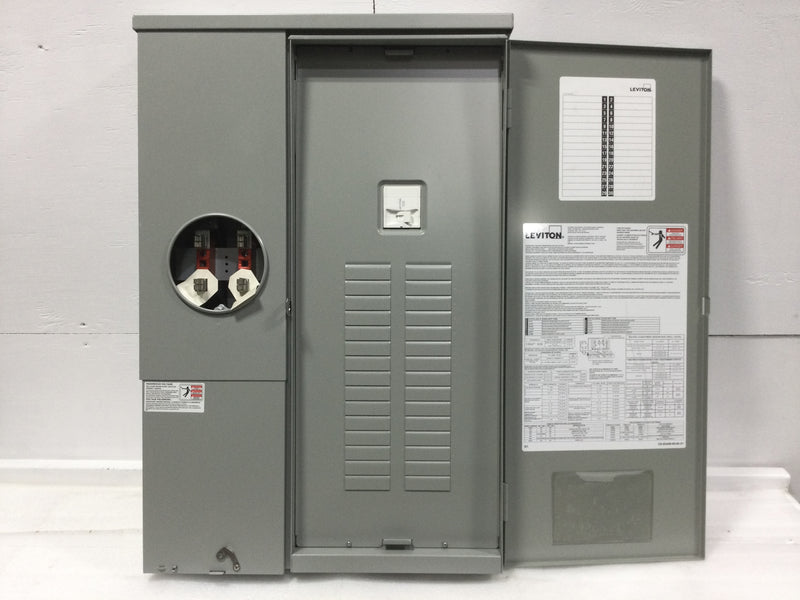 Leviton LP315-MC 150 Amp Main  30-space outdoor all-in-one meter load center combo