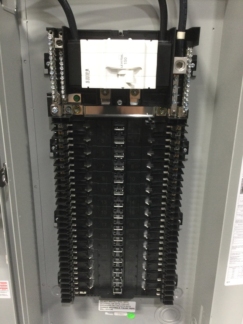 Leviton LP315-MC 150 Amp Main  30-space outdoor all-in-one meter load center combo