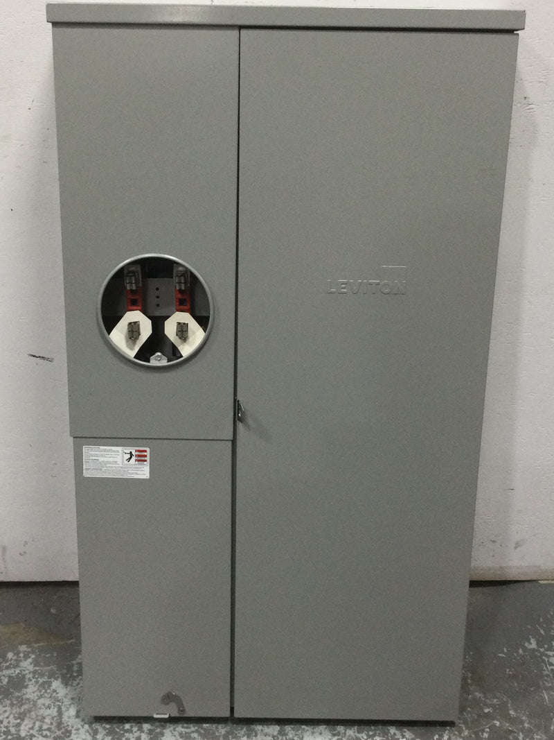 Leviton LJ420-BED 200 Amp Main  42-spaceoutdoor all-in-one meter load center combo
