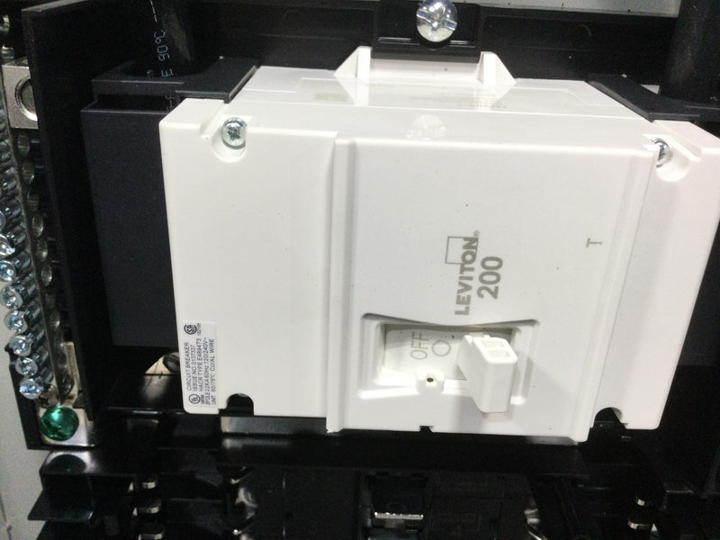 Leviton LJ420-BED 200 Amp Main  42-spaceoutdoor all-in-one meter load center combo