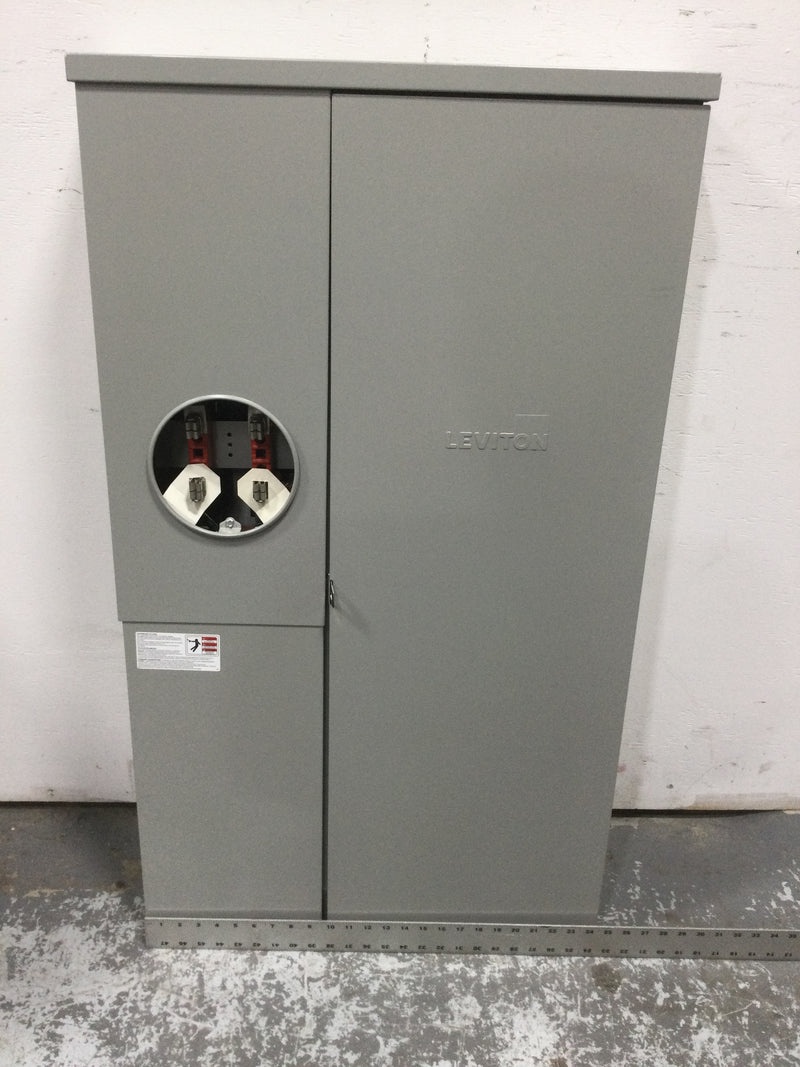 Leviton LJ420-BED 200 Amp Main  42-spaceoutdoor all-in-one meter load center combo