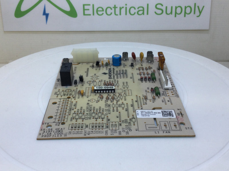 Emerson 48X21-101-01 Blower/Fan Control Circuit Board 47-102077-02-04