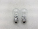 Lot of 2 Philips PLC60W Clear 60 Watt 120 VAC Incandescent Mini Size Medium Base Light Bulb