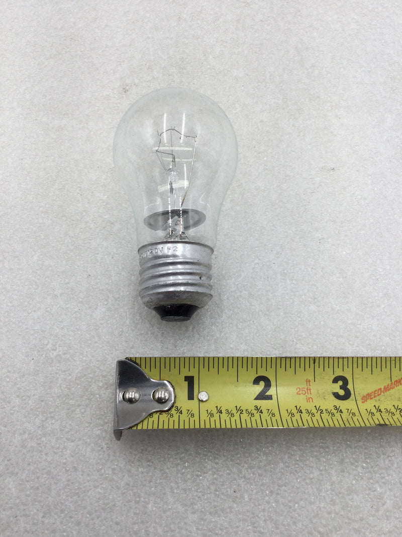 Lot of 2 Philips PLC60W Clear 60 Watt 120 VAC Incandescent Mini Size Medium Base Light Bulb