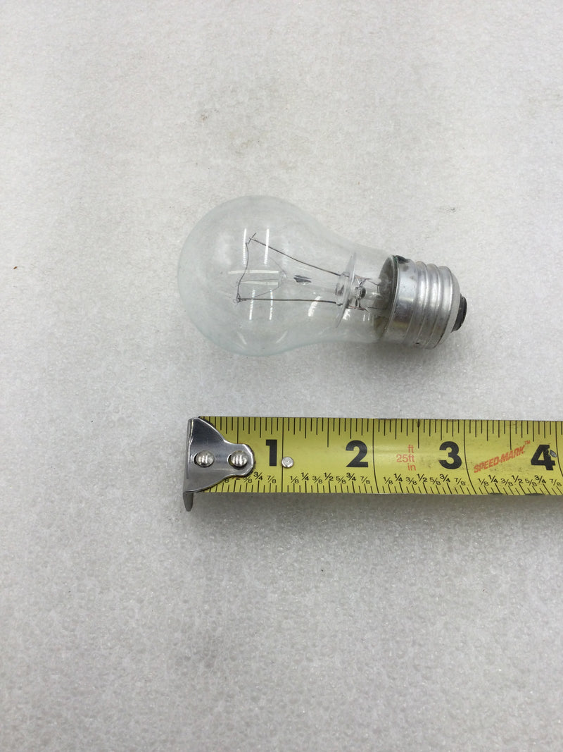 Lot of 2 Philips PLC60W Clear 60 Watt 120 VAC Incandescent Mini Size Medium Base Light Bulb