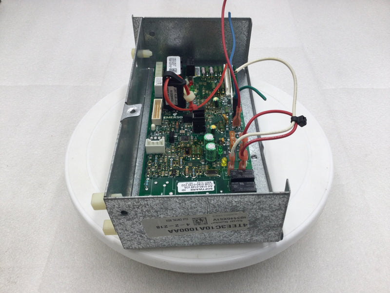 Emerson 48C31-495-03 Furnace Control Board w/ Metal Casing & Display