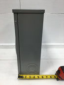 Eaton Meter Socket Enclosure 1008617CH 200 Amp 1 Phase 3 Wire 4 Jaw Ringless Outdoor Underground Feed