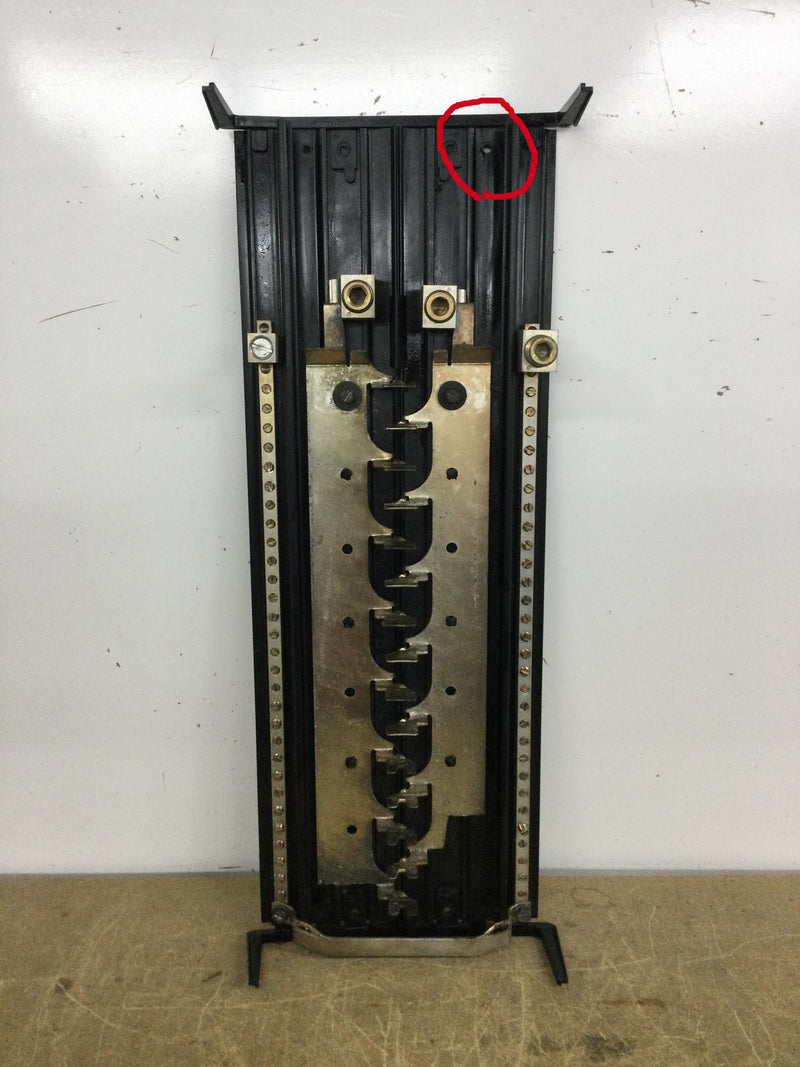 Siemens 15 Space/40 Circuit 200 Amp 240 VAC Load Center Guts Only 9" X 22"