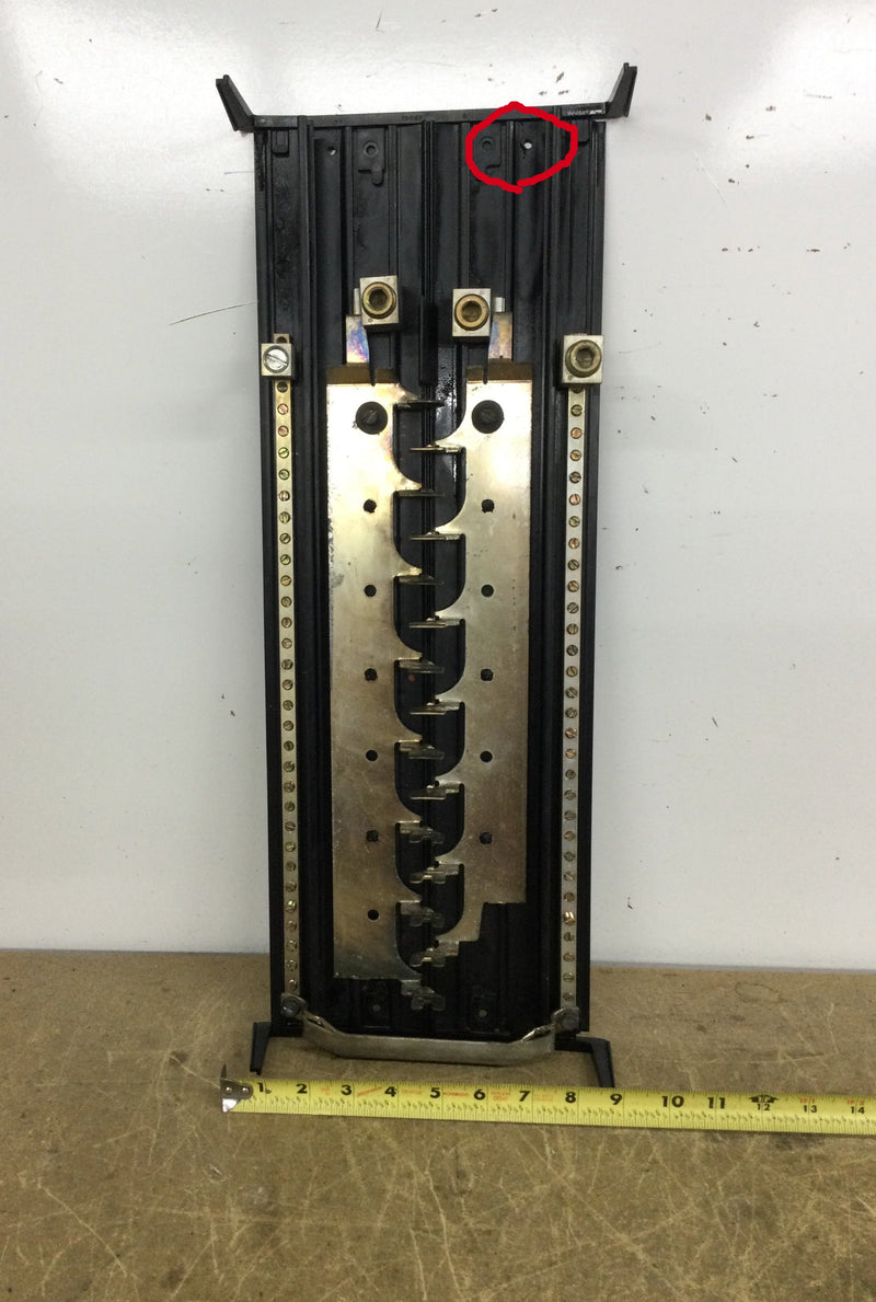 Siemens 15 Space/40 Circuit 200 Amp 240 VAC Load Center Guts Only 9" X 22"