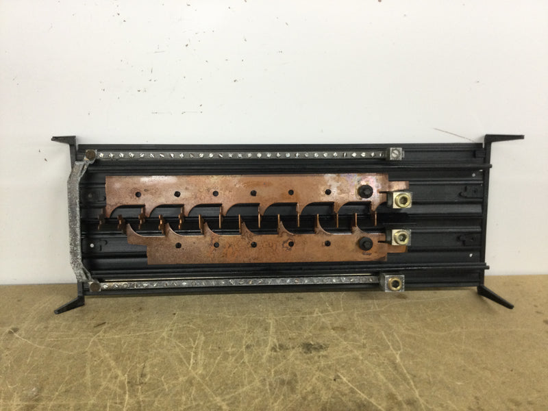 Siemens 15 Space/40 Circuit 200 Amp 240 VAC Copper Bus Guts Only 9" X 22"