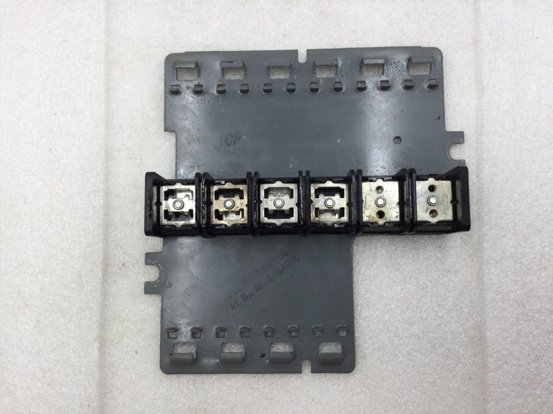 FPE Federal Pacific M108-16-100G Breaker Panel 8-16 Spaces 125 Amp 120/240 VAC Guts Only 7" X 6"