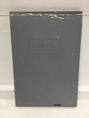 FPE Federal Pacific 125 Amp Breaker Panel Nema3R Front Cover 13 7/8" x 9.5"