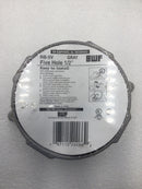 BWF RB-5V 4" Weatherproof Round 1/2" 5 Hole Outlet Box - Gray