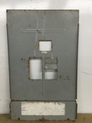 General Electric Dead Front TLM812RCU2P Single Phase 3 Wire 125A 8/16 Spaces 120/240v 20 1/4" x 12 3/8"