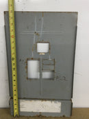 General Electric Dead Front TLM812RCU2P Single Phase 3 Wire 125A 8/16 Spaces 120/240v 20 1/4" x 12 3/8"