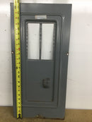 Square D QO 16-24MG 125RB 125 Amp Series L8 120/240v 20 Space Load Center Dead Front/Cover 24 3/4" x 11 7/8"