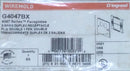 Legrand/Wiremold G4047BX 4047 Series 2 Gang Duplex Recep Faceplate