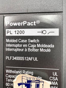 Square D PLF34000S12AFUL 3 Pole 1200A 600VAC PowerPact P Series Circuit Breaker