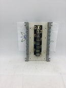 FPE Federal Pacific 6 Space/12 Circuit 100A 120/240VAC Type Stab-Lok Guts Only 7" X 10.5"