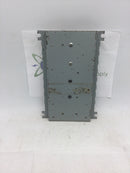 FPE Federal Pacific 6 Space/12 Circuit 100A 120/240VAC Type Stab-Lok Guts Only 7" X 10.5"