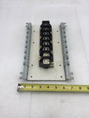 FPE Federal Pacific 6 Space/12 Circuit 100A 120/240VAC Type Stab-Lok Guts Only 7" X 10.5"