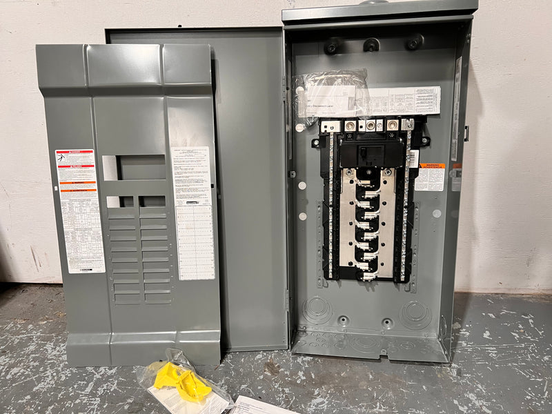 Square D/Homeline HOM2040M200RB Single Phase 200A Max 120/240VAC 20 Space 40 Circuit 3R Exterior Panel