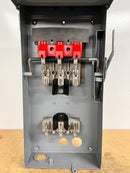 Cutler Hammer 100 Amp 600V 75 Hp Max Fused 3 Phase Disconnect