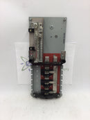 GE General Electric TM1220 200 Amp 6 Space/12 Circuit Main Load Center Guts Only 6" X 15"