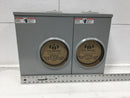 Milbank U3492-XL-TG-HSP 2 Position 100 Amp 1 Phase 300 VAC 4 Jaw Meter Socket