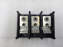 Ferraz Shawmut 67663 3 Pole Power Distribution Block (1)350MCM-#6X(6)#2-14 5"X4"
