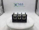 Ferraz Shawmut 67663 3 Pole Power Distribution Block (1)350MCM-#6X(6)#2-14 5"X4"