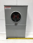 Milbank UAP5024-XL 200 Amp 4 Terminal 12 Space Outdoor Rated Meter Socket/Load Center Combo