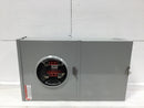 Milbank UAP5024-XL 200 Amp 4 Terminal 12 Space Outdoor Rated Meter Socket/Load Center Combo