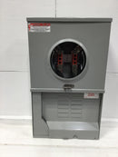 Milbank UAP5024-XL 200 Amp 4 Terminal 12 Space Outdoor Rated Meter Socket/Load Center Combo