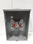 Lot of 2 Milbank U7040-XL-TG-HSP 200A 600 VAC Single Phase Nema 3R Meter Enclosure