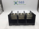 Ferraz Shawmut 69143 3 Pole Power Distribution Block (2)350MCM-#6 X (12)#4-14