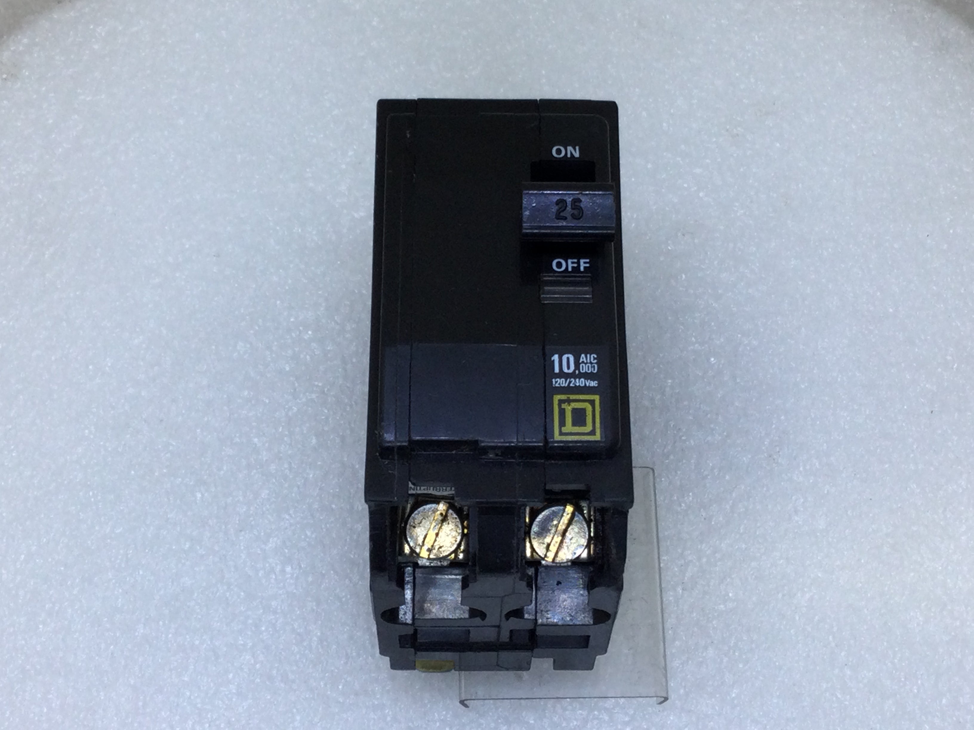 Square D QOB225 25 Amp 2 Pole 120/240V Bolt On Circuit Breaker - Cosme