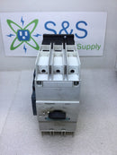 Siemens 3RV1742-5LD10 60 Amp 3 Pole Motor Circuit Breaker w/3RV2901-1A Auxiliary Contact