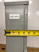 Siemens/Talon 9837-0974 20A Continuous 3 Phase/4 Wire 600VAC Ringless Type Nema3R 13 Jaw Solar Ready Meter Enclosure