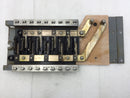 GE General Electric TQD Series 9 Space 2 Pole Main Load Center Guts Only 8" X 17"