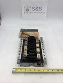 GE General Electric TQD Series 9 Space 2 Pole Main Load Center Guts Only 8" X 17"