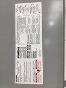 Siemens PNW2040B1200C 200 Amp Nema 3R 120/240V Hinged Load Center Door ONLY 27" x 14 5/8"